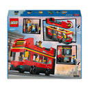 LEGO® City Red Double-Decker Sightseeing Bus Toy Set 60407-2