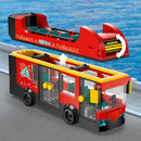 LEGO® City Red Double-Decker Sightseeing Bus Toy Set 60407-10