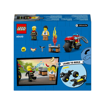 LEGO® City Fire Rescue Motorcycle Vehicle Toy 60410 - 0