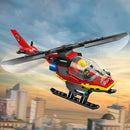 LEGO® City Fire Rescue Helicopter Building Toy 60411-9