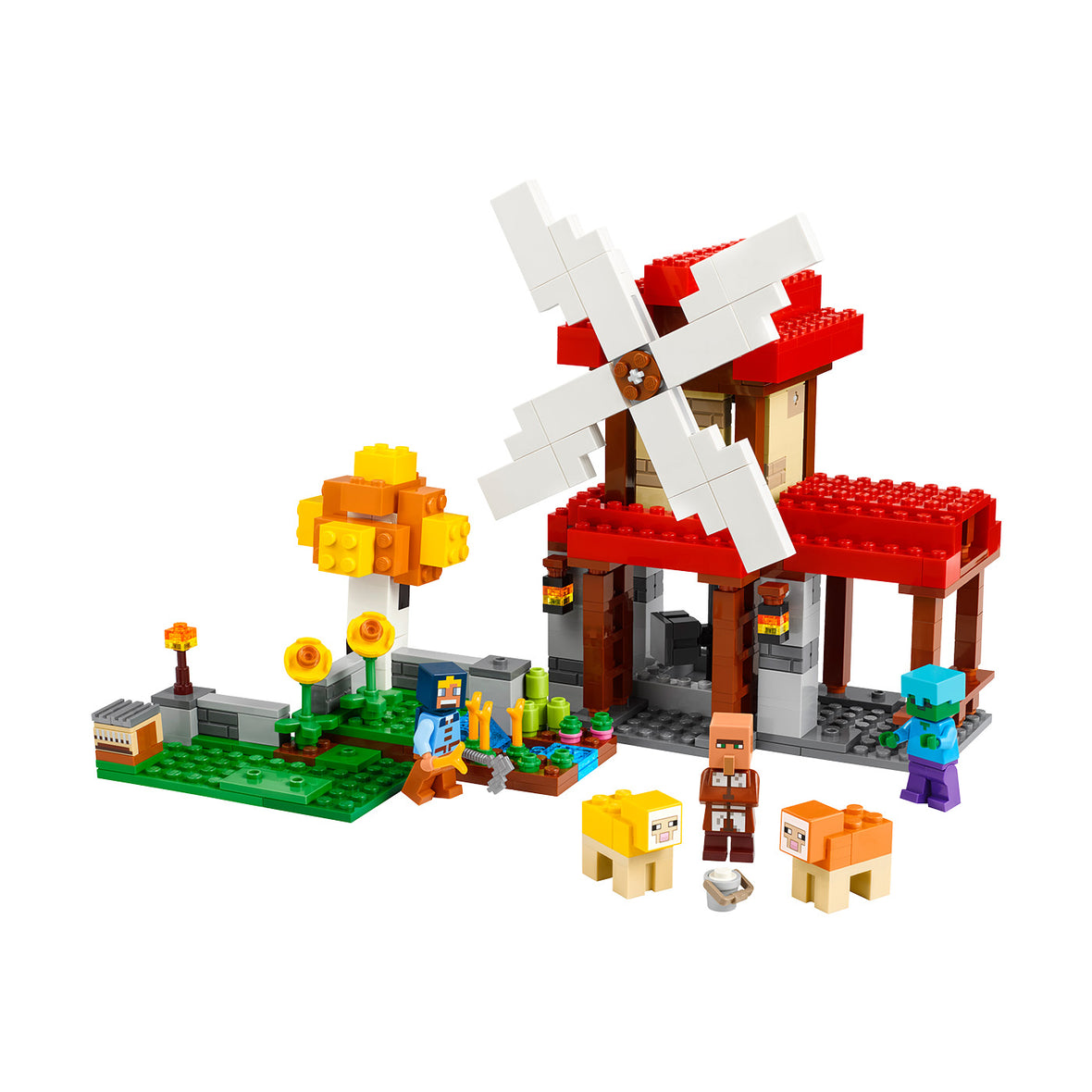 LEGO® Minecraft® The Windmill Farm Building Toy Set 21262 - SLIGHTLY DAMAGED BOX