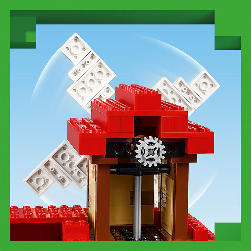 LEGO® Minecraft® The Windmill Farm Building Toy Set 21262 - SLIGHTLY DAMAGED BOX