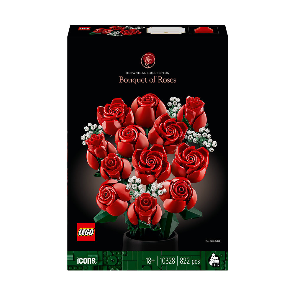 LEGO® ICONS Botanicals Bouquet of Roses Building Kit 10328 | Import A Toy