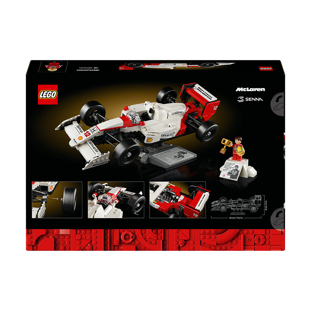 LEGO® ICONS McLaren MP4/4 & Ayrton Senna Set for Adults 10330 - SLIGHTLY DAMAGED BOX