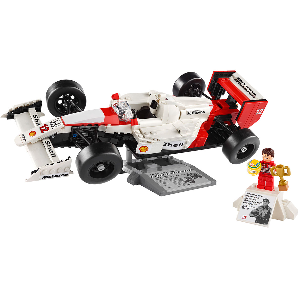 LEGO® ICONS McLaren MP4/4 & Ayrton Senna Set for Adults 10330 - SLIGHTLY DAMAGED BOX