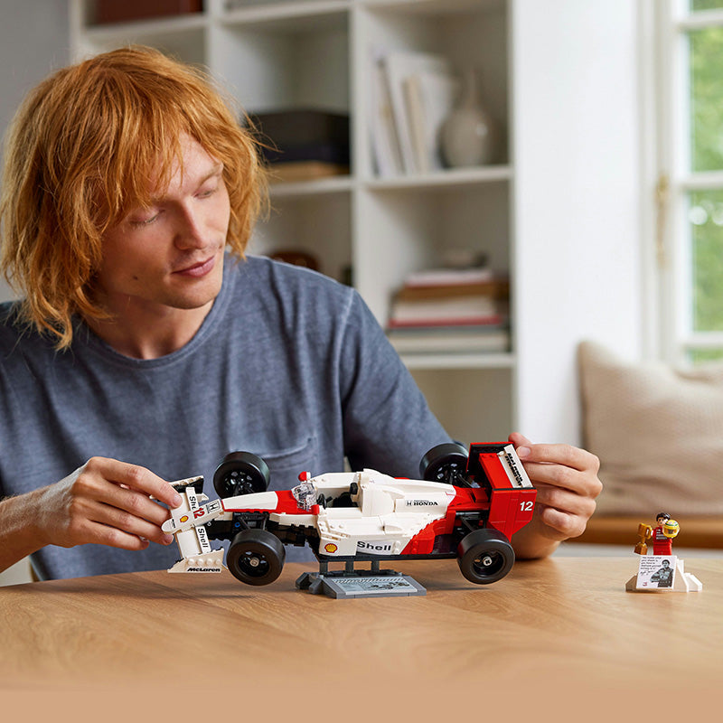 LEGO® ICONS McLaren MP4/4 & Ayrton Senna Set for Adults 10330 - SLIGHTLY DAMAGED BOX