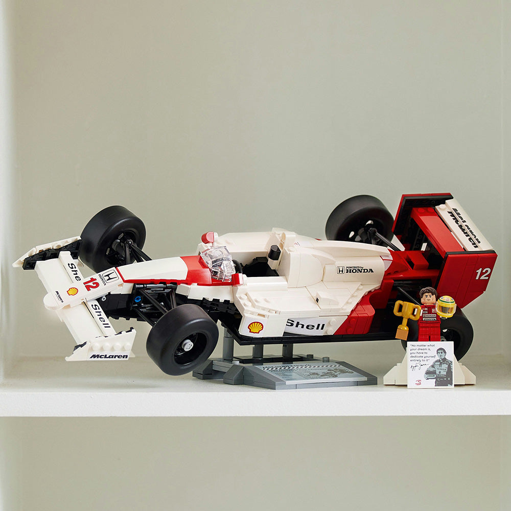 LEGO® ICONS McLaren MP4/4 & Ayrton Senna Set for Adults 10330 - SLIGHTLY DAMAGED BOX