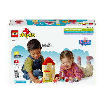 LEGO® DUPLO® Peppa Pig Birthday House Toy for Toddlers 10433 - 0