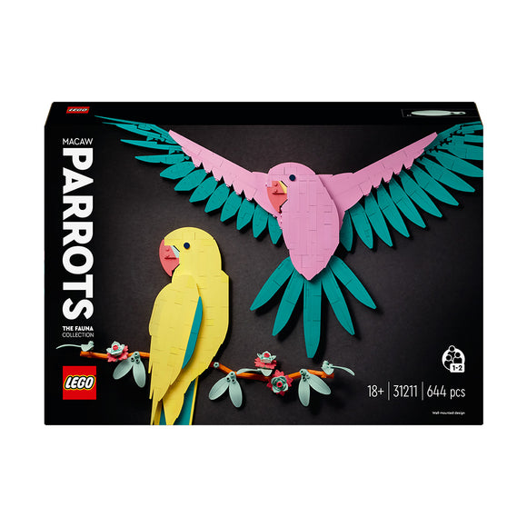 LEGO® Art The Fauna Collection – Macaw Parrots Set 31211 Import