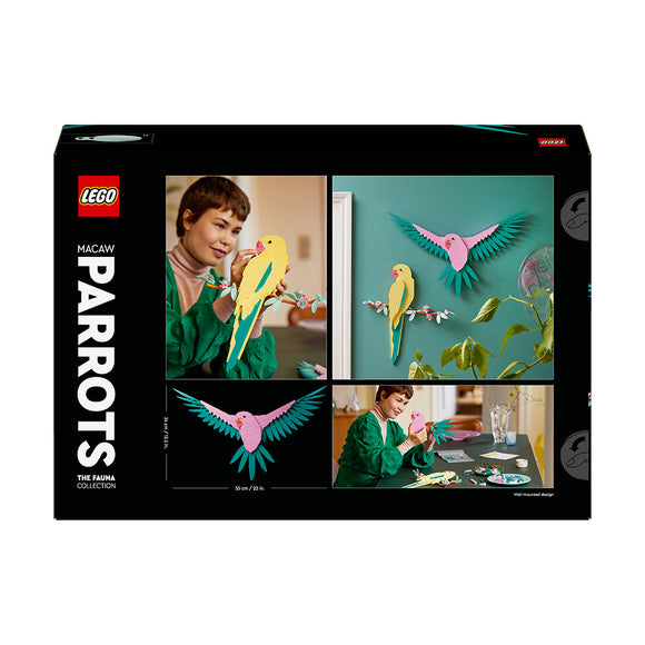 LEGO® Art The Fauna Collection – Macaw Parrots Set 31211