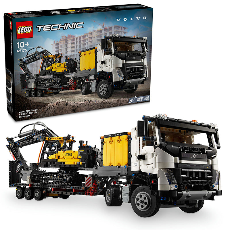 LEGO® Technic™ Volvo FMX Truck & EC230 Electric Excavator 42175 - DAMAGED BOX