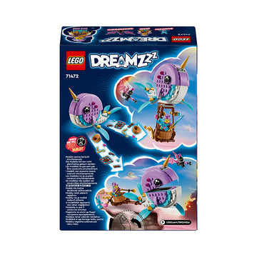 LEGO DREAMZzz Izzie’s Narwhal Hot-Air Balloon Toy Set 71472 - 0