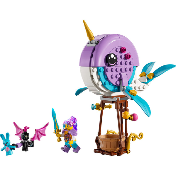 LEGO DREAMZzz Izzie’s Narwhal Hot-Air Balloon Toy Set 71472