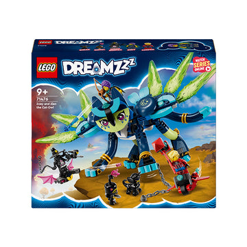 LEGO DREAMZzz Zoey and Zian the Cat-Owl Animal Toy Set 71476 - DAMAGED BOX