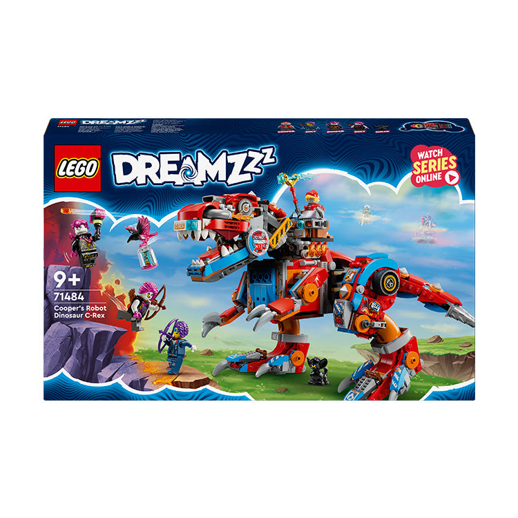 【おもちゃ屋】CORTIS 7セット LEGO DREAMZzz Cooper's Robot Dinosaur C-Rex Toy Set 71484 | Import