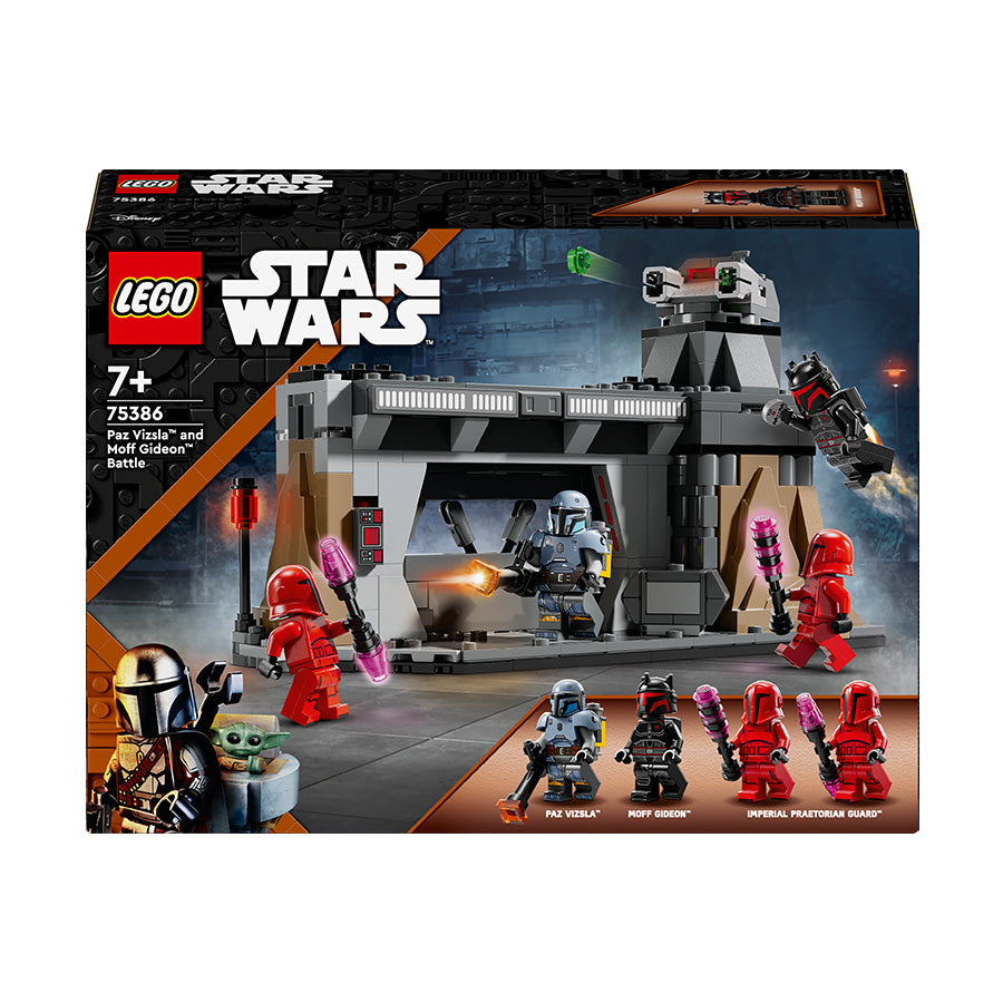 75386 LEGO® Star Wars™ Paz Vizsla™ and Moff Gideon™ Battle 75386 | Import A Toy