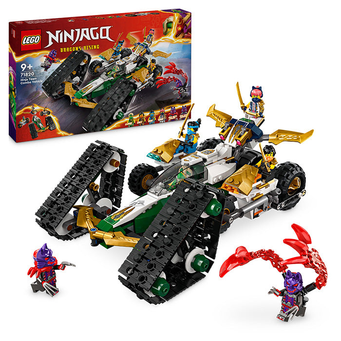 LEGO® NINJAGO® Ninja Team Combo Vehicle Ninja Toy Set 71820 - SLIGHTLY DMAAGED BOX