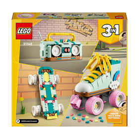LEGO® Creator 3in1 Retro Roller Skate & Toy Skateboard 31148 - 0