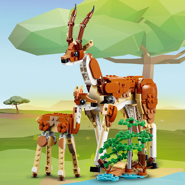 LEGO® Creator 3in1 Wild Safari Animals Nature Toys Set 31150