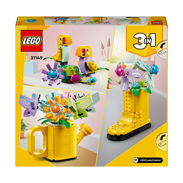LEGO®  Creator 3in1 Flowers in Watering Can Nature Toys 31149 - 0