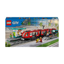 LEGO® City Downtown Tram and Station Building Toy Set 60423-1