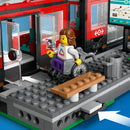 LEGO® City Downtown Tram and Station Building Toy Set 60423-9