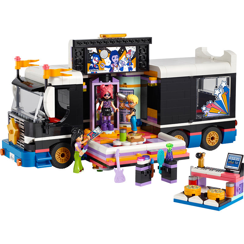 LEGO® Friends Pop Star Music Tour Bus Toy Set 42619 - SLIGHTLY DAMAGED BOX