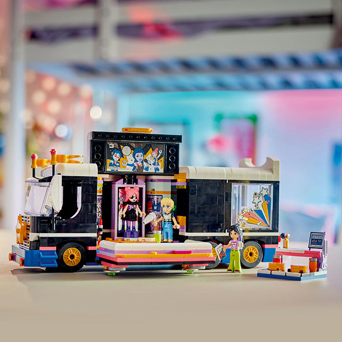 LEGO® Friends Pop Star Music Tour Bus Toy Set 42619 - SLIGHTLY DAMAGED BOX