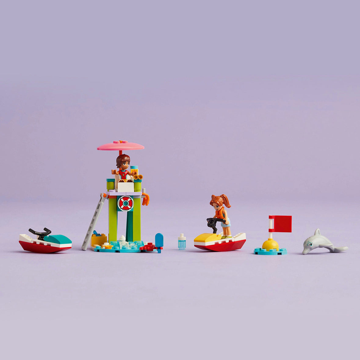 LEGO® Friends Beach Water Scooter Toy Mini-Doll Set 42623