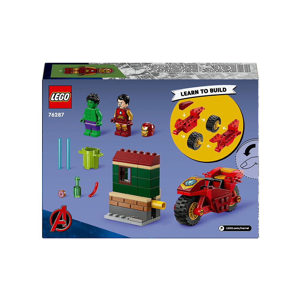 LEGO® Marvel Super Heroes Iron Man with Bike and The Hulk Set