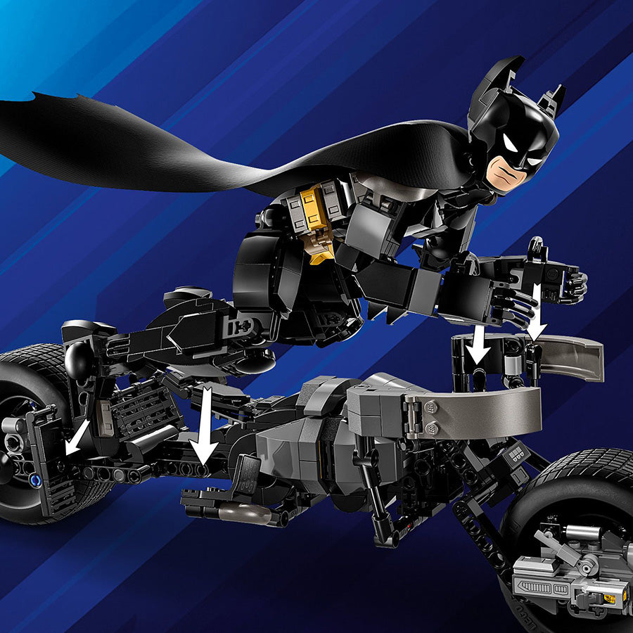 LEGO® DC Batman™: Batman Construction Figure and the Bat-Pod Bike