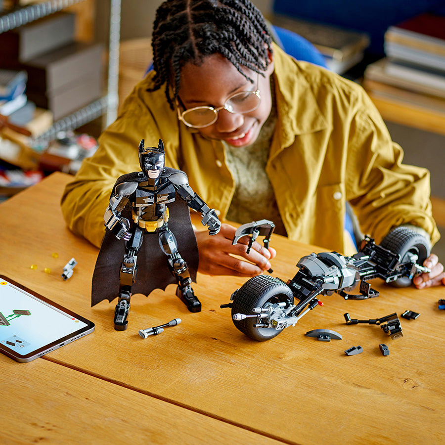 LEGO® DC Batman™: Batman Construction Figure and the Bat-Pod Bike