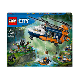 LEGO® City Jungle Explorer Helicopter at Base Camp 60437