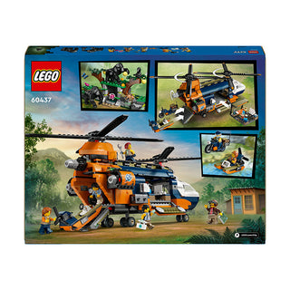 LEGO® City Jungle Explorer Helicopter at Base Camp 60437