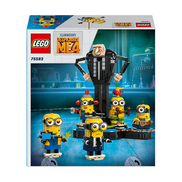 LEGO® Despicable Me 4 Brick-Built Gru and Minions Toy Set 75582 - 0