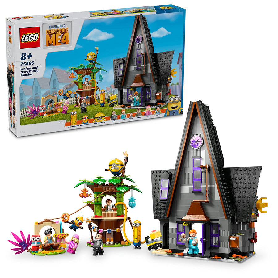 LEGO® Despicable Me 4 Minions and Gru's Family Mansion 75583 - SLIGHTLY DAMAGED BOX