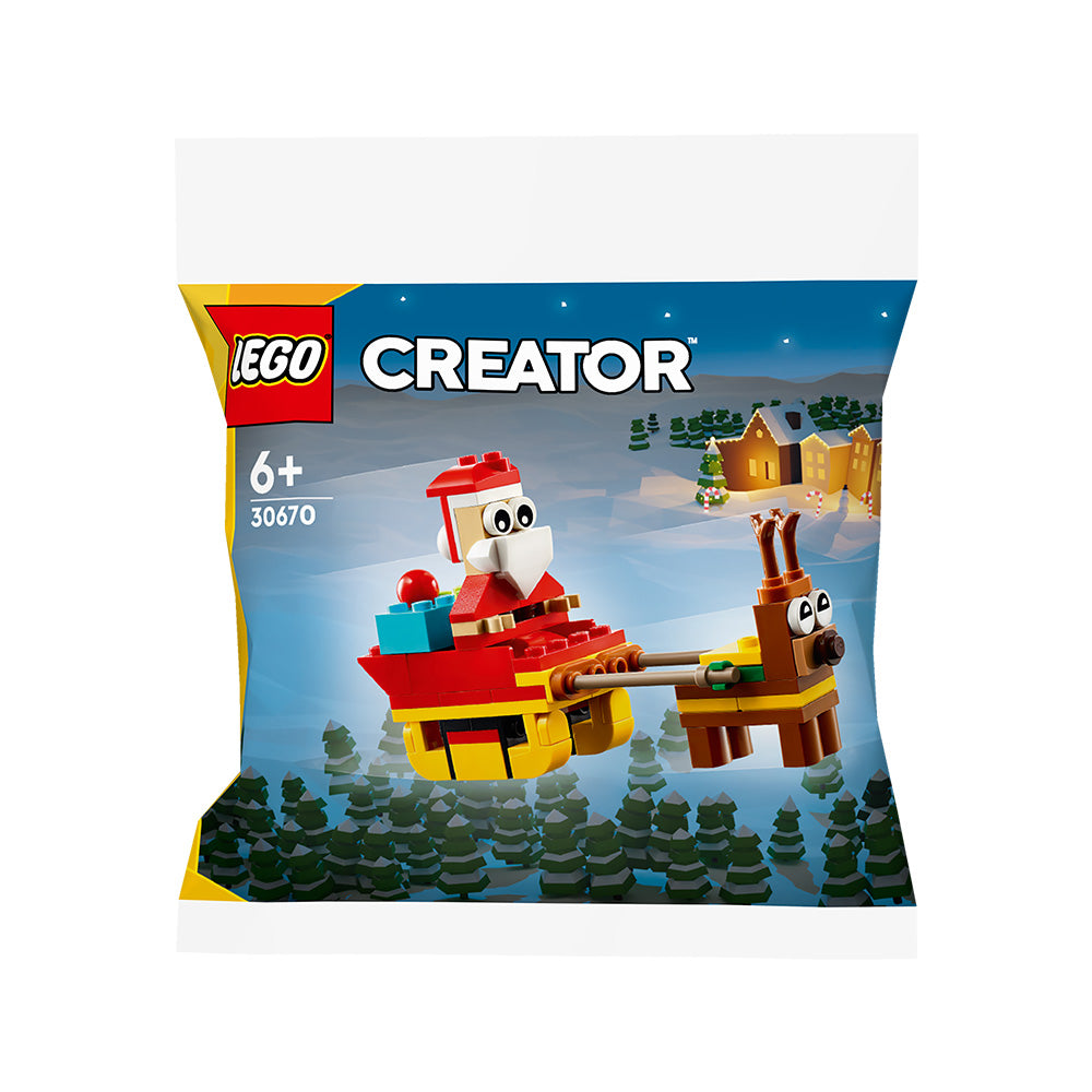 LEGO® CREATOR Santa's Sleigh Ride Recruitment Bag 30670 | Import A Toy