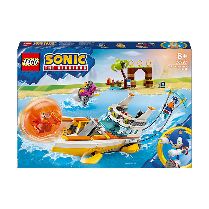 LEGO® Sonic the Hedgehog™ Tails' Adventure Boat Toy Set 76997