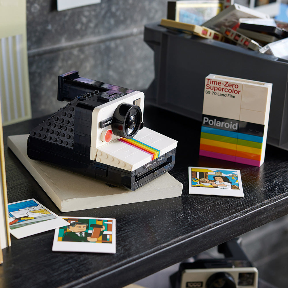 LEGO® Ideas Polaroid OneStep SX-70 Camera Collectible Adults Set 21345
