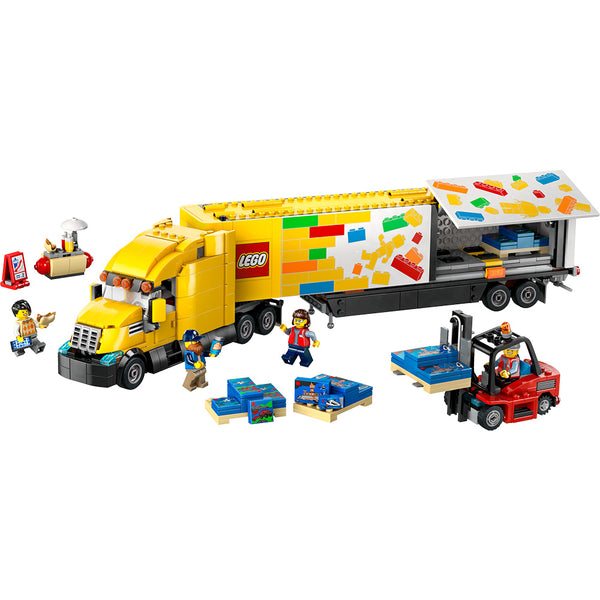 LEGO® City Yellow Delivery Truck Building Toy Set 60440