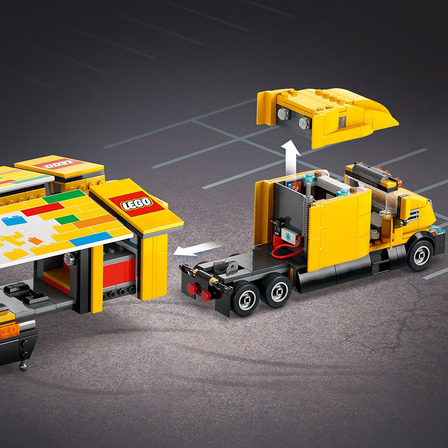 LEGO® City Yellow Delivery Truck Building Toy Set 60440