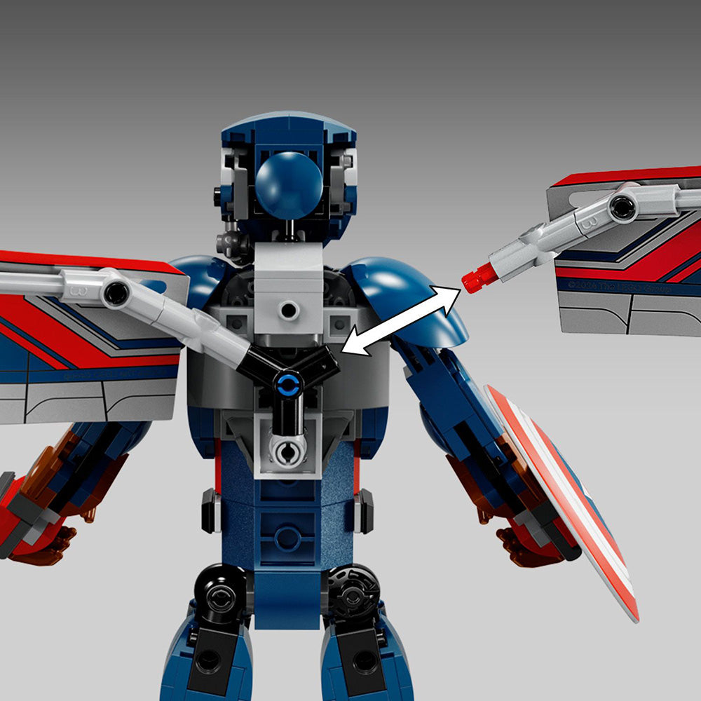 LEGO® Marvel New Captain America Construction Figure 76296