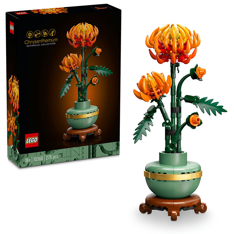 LEGO® ICONS Chrysanthemum Faux Flower Set for Adults 10368 - DAMAGED BOX