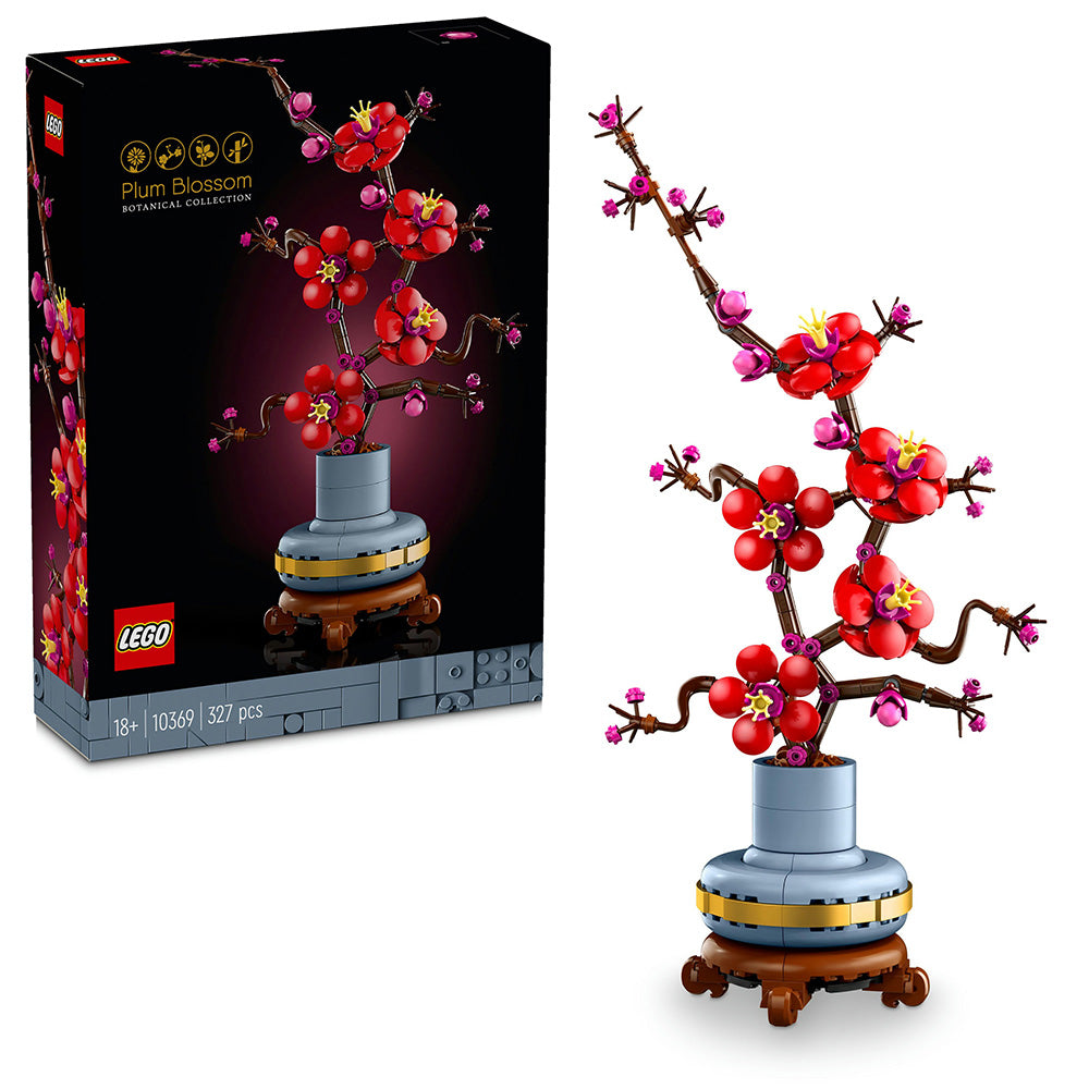 LEGO® ICONS Botanicals Plum Blossom Flower Building Set for Adults 10369 - SLIGHTLY DAMAGED BOX