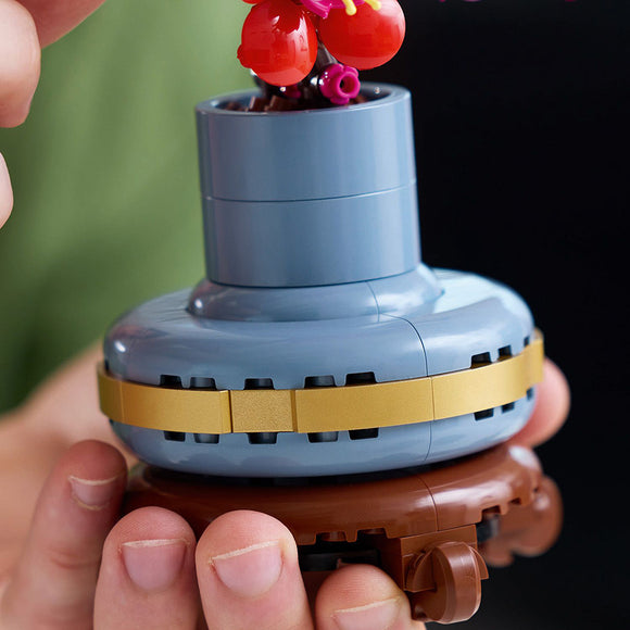 LEGO® ICONS Botanicals Plum Blossom Flower Building Set for Adults