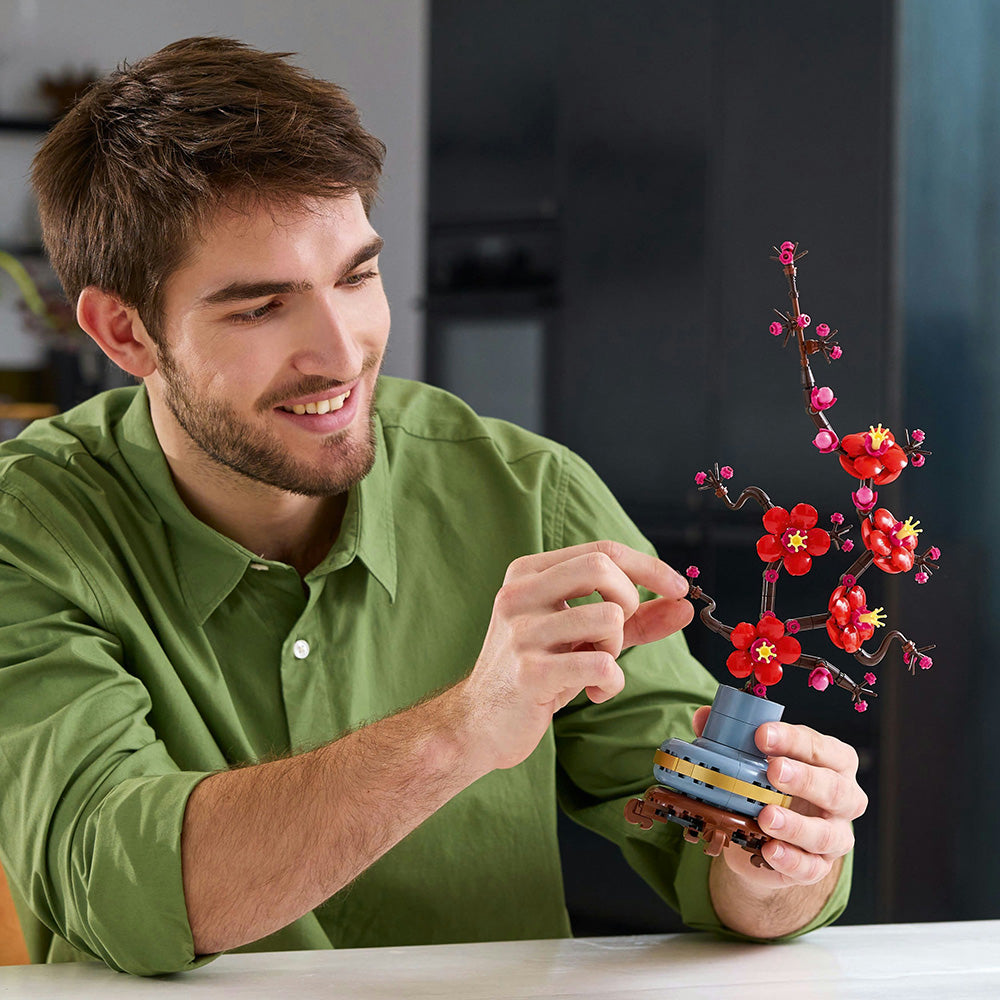 LEGO® ICONS Botanicals Plum Blossom Flower Building Set for Adults 10369 - SLIGHTLY DAMAGED BOX