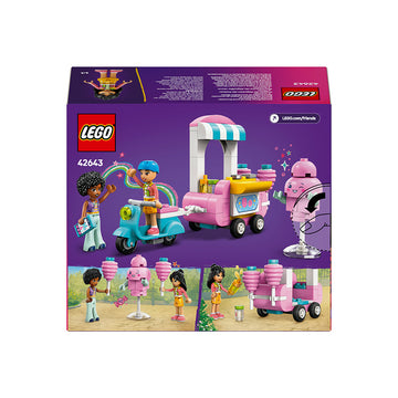 LEGO® Friends Candyfloss Stand and Scooter Toy Pretend-Play Set 42643 - 0