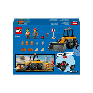 LEGO® City Yellow Construction Wheel Loader Buildable Vehicle Set 60450 - 0