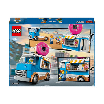 LEGO® City Doughnut Truck Playset Vendor Vehicle Toy 60452 - 0