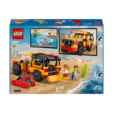 LEGO® City Lifeguard Beach Rescue Truck & Shark Toys 60453 - 0